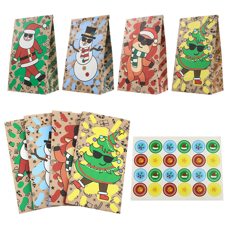 Xmas Food Snacks - Новые подарочные пакеты для Рождества, 24